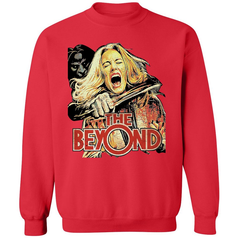 Classic Unisex Sweatshirt - 7XJ2H44Q - Red - 5