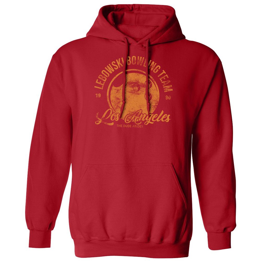 Classic Unisex Hoodie - FV4QQ1LH - Red - 5