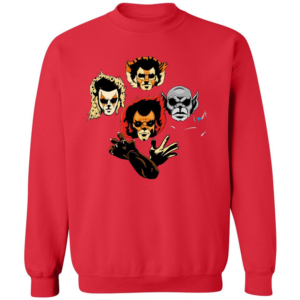 Classic Unisex Sweatshirt - C7RZ74MP - Red - 5