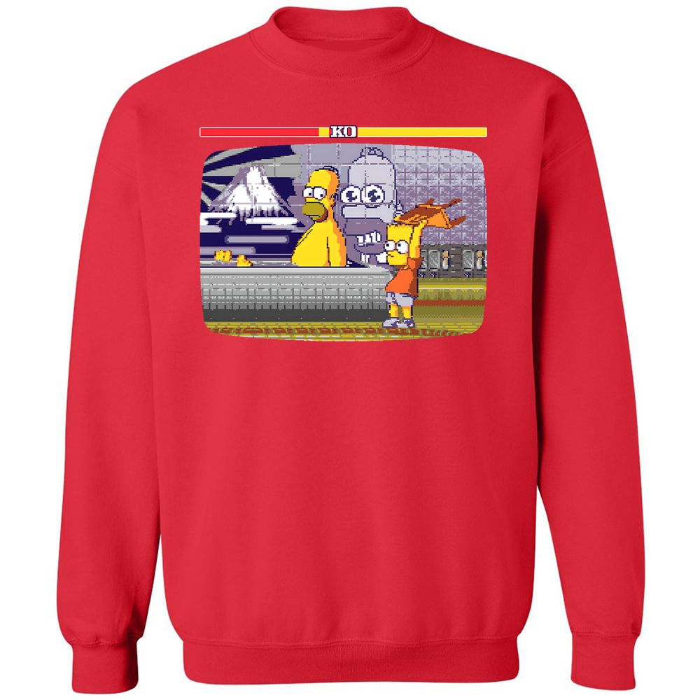 Classic Unisex Sweatshirt - AVLYJCFF - Red - 5