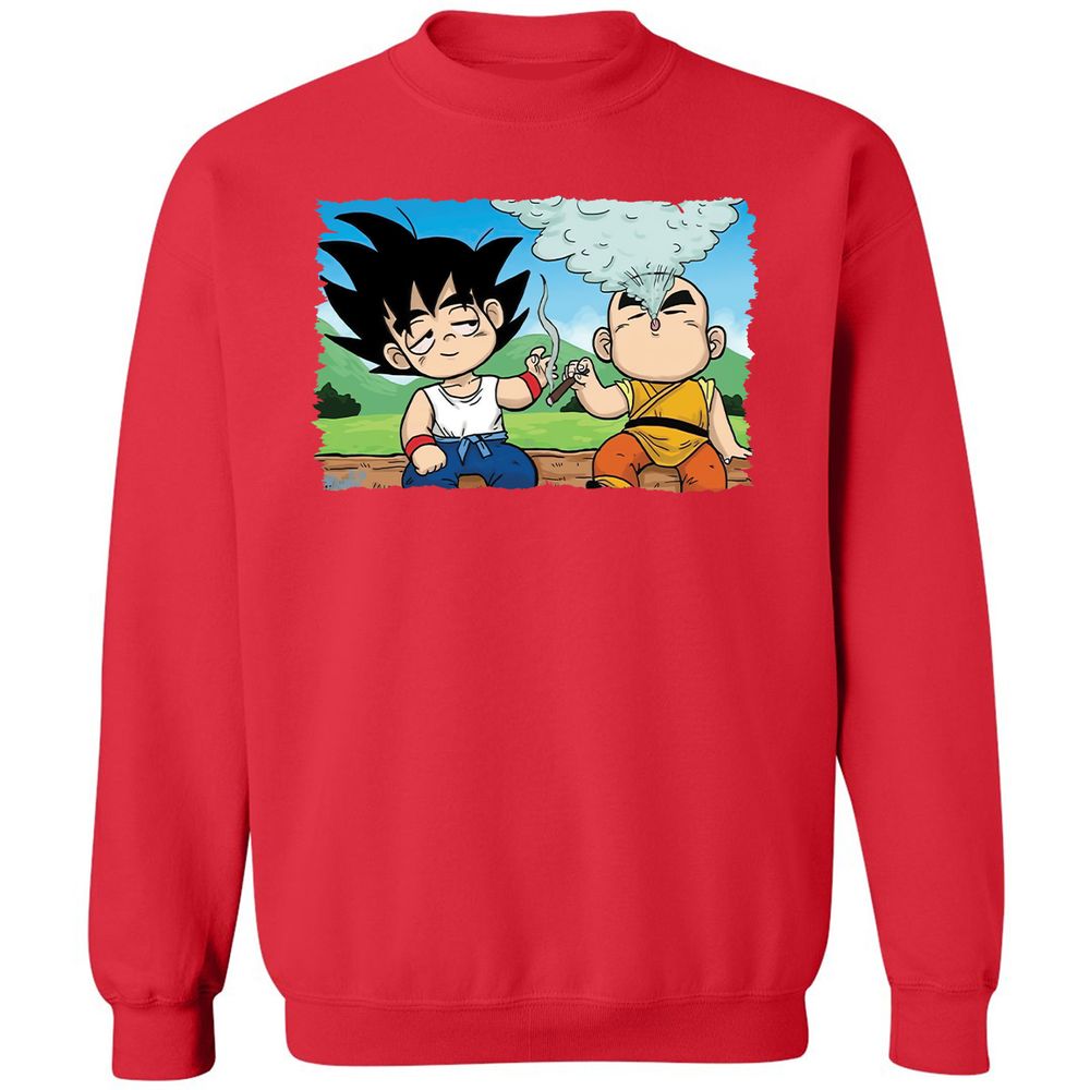 Classic Unisex Sweatshirt - Q5GU6DD2 - Red - 5