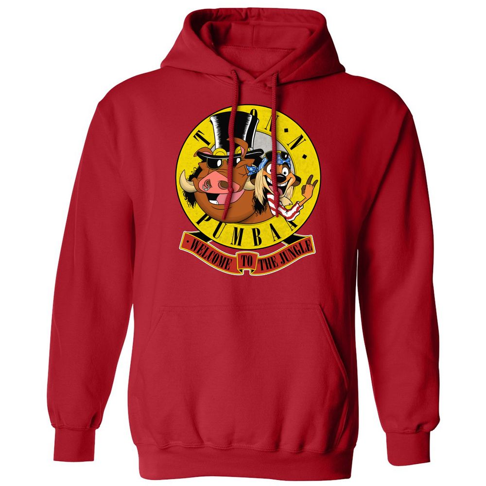 Classic Unisex Hoodie - Black - Red - 5