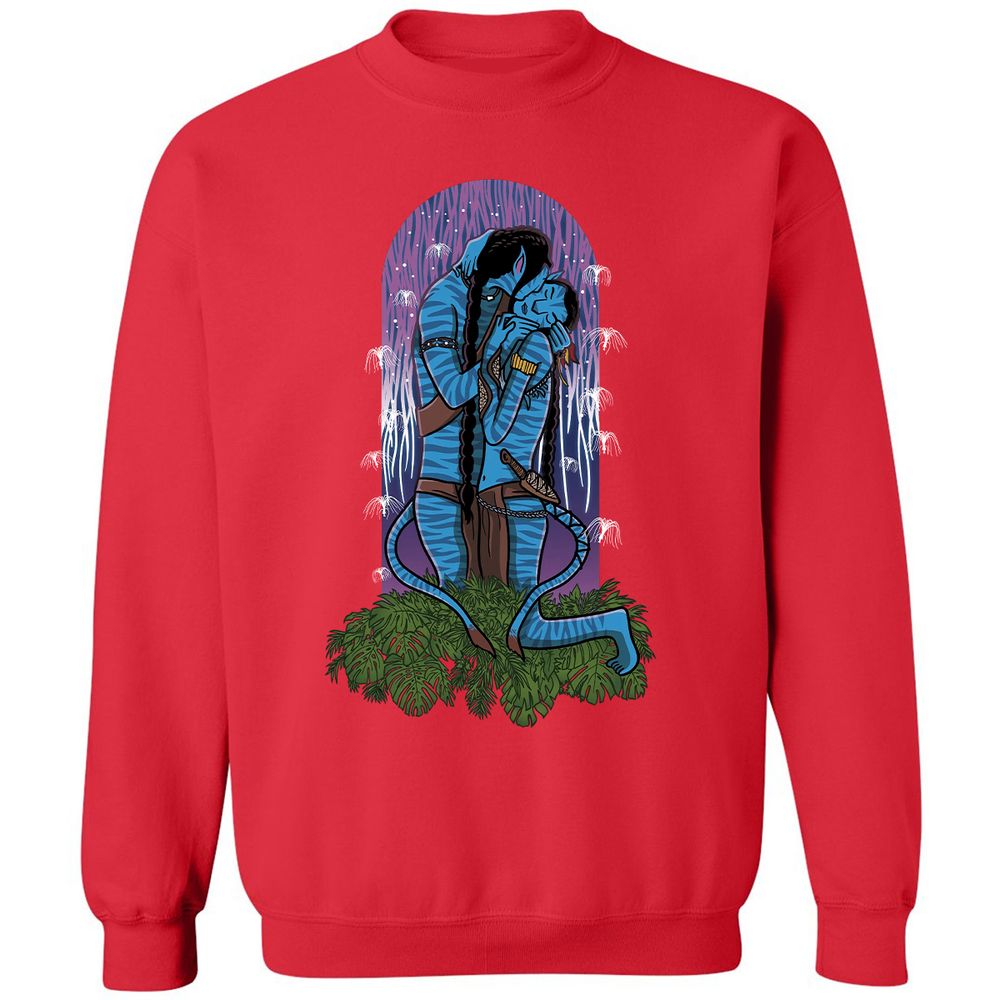 Classic Unisex Sweatshirt - TZXKM55P - Red - 5