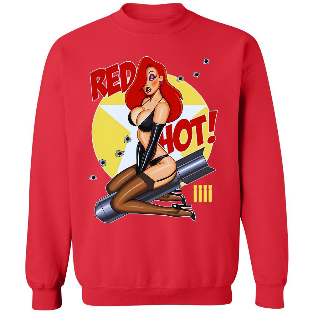 Classic Unisex Sweatshirt - ANCYJT7S - Red - 5