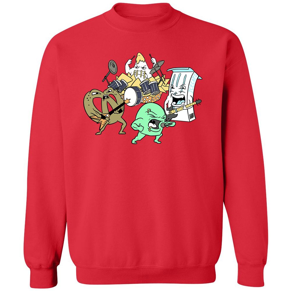 Classic Unisex Sweatshirt - T1A5MJYC - Red - 5