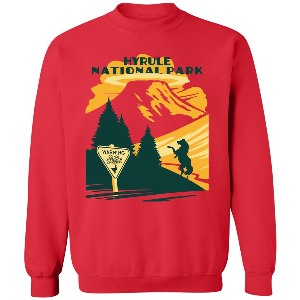 Classic Unisex Sweatshirt - 1ZKQE767 - Red - 5