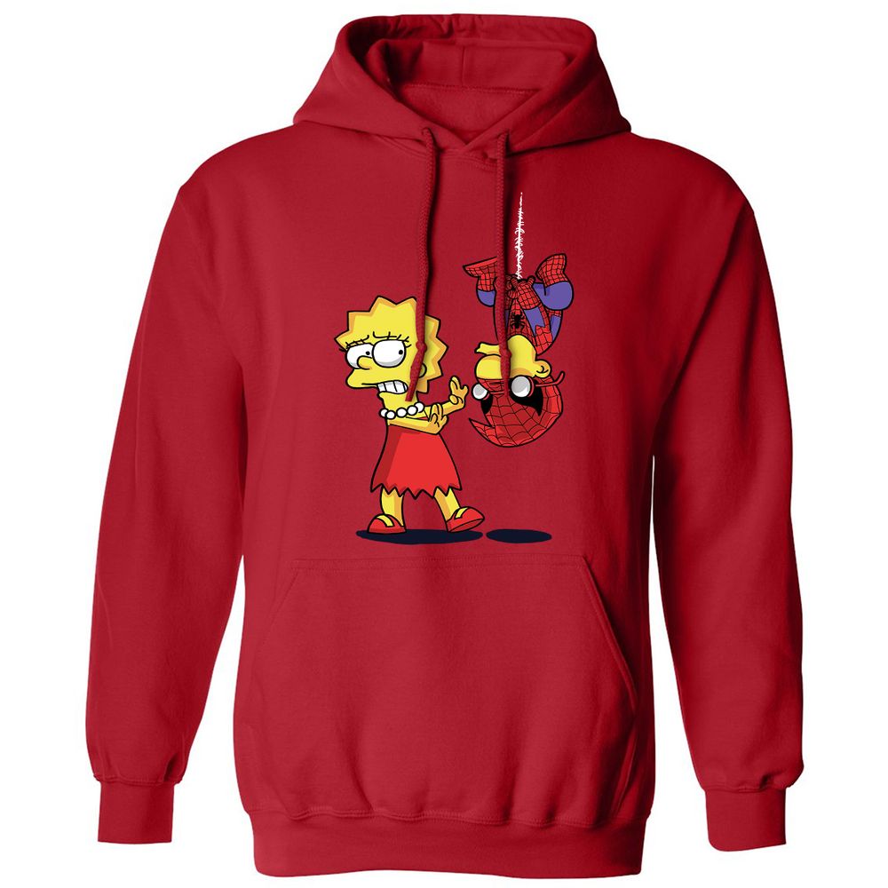 Classic Unisex Hoodie - 33UDV3JF - Red - 5