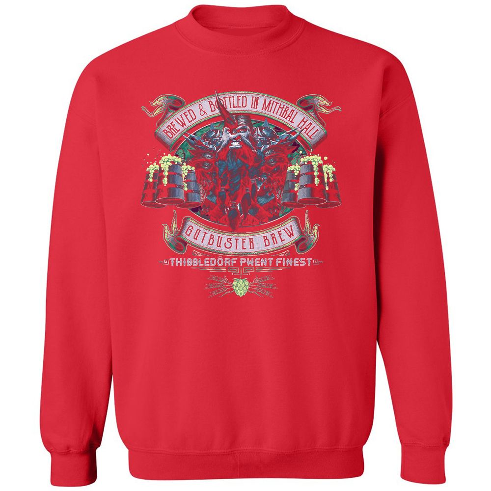 Classic Unisex Sweatshirt - ZN1YQ5TT - Red - 5