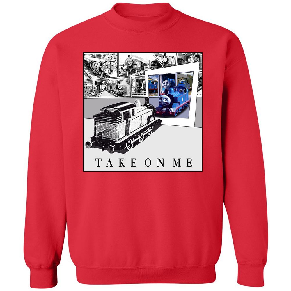 Classic Unisex Sweatshirt - CPJXEC7V - Red - 5