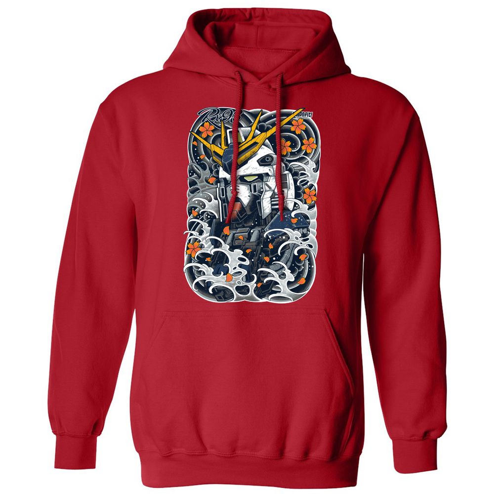 Classic Unisex Hoodie - MDS1H3Z4 - Red - 5