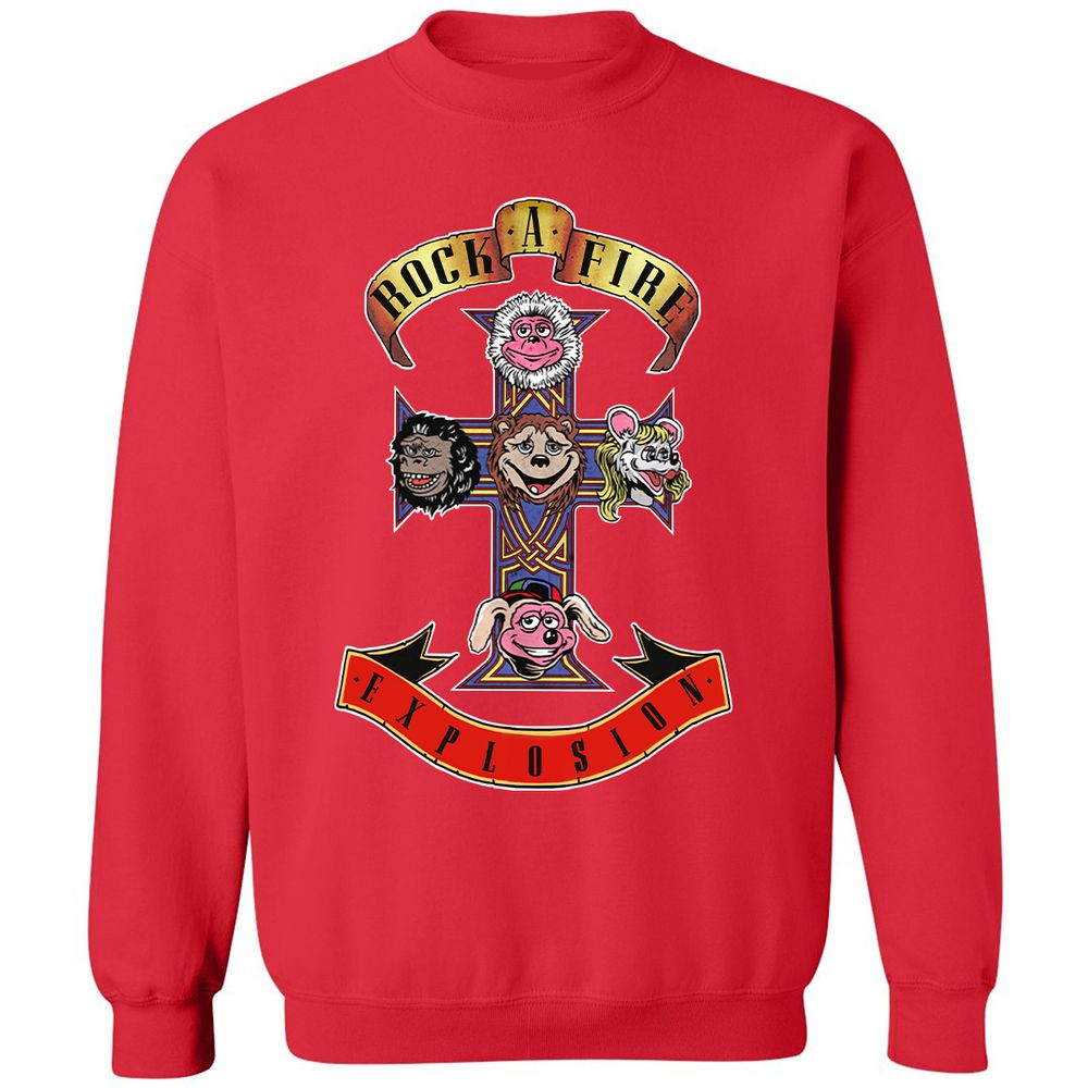 Classic Unisex Sweatshirt - RCQJ631A - Red - 5