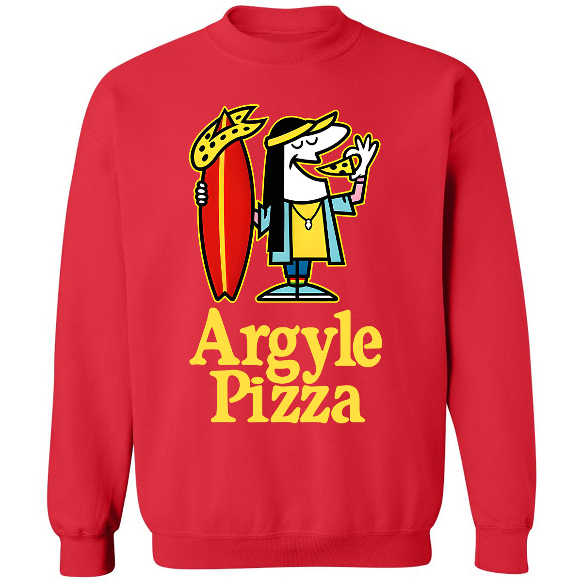 Classic Unisex Sweatshirt - RBJ4NVJA - Red - 5