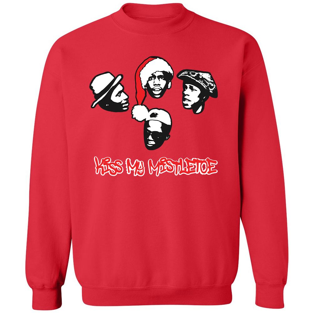 Kiss My Mistletoe Xmas Rap - Red - 5