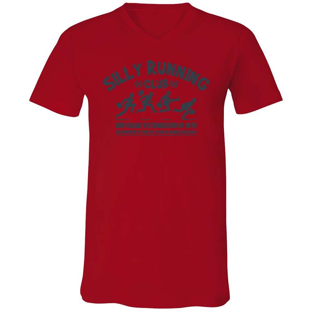 Unisex V-Neck T-Shirt - XC7GA3U8 - Red - 5