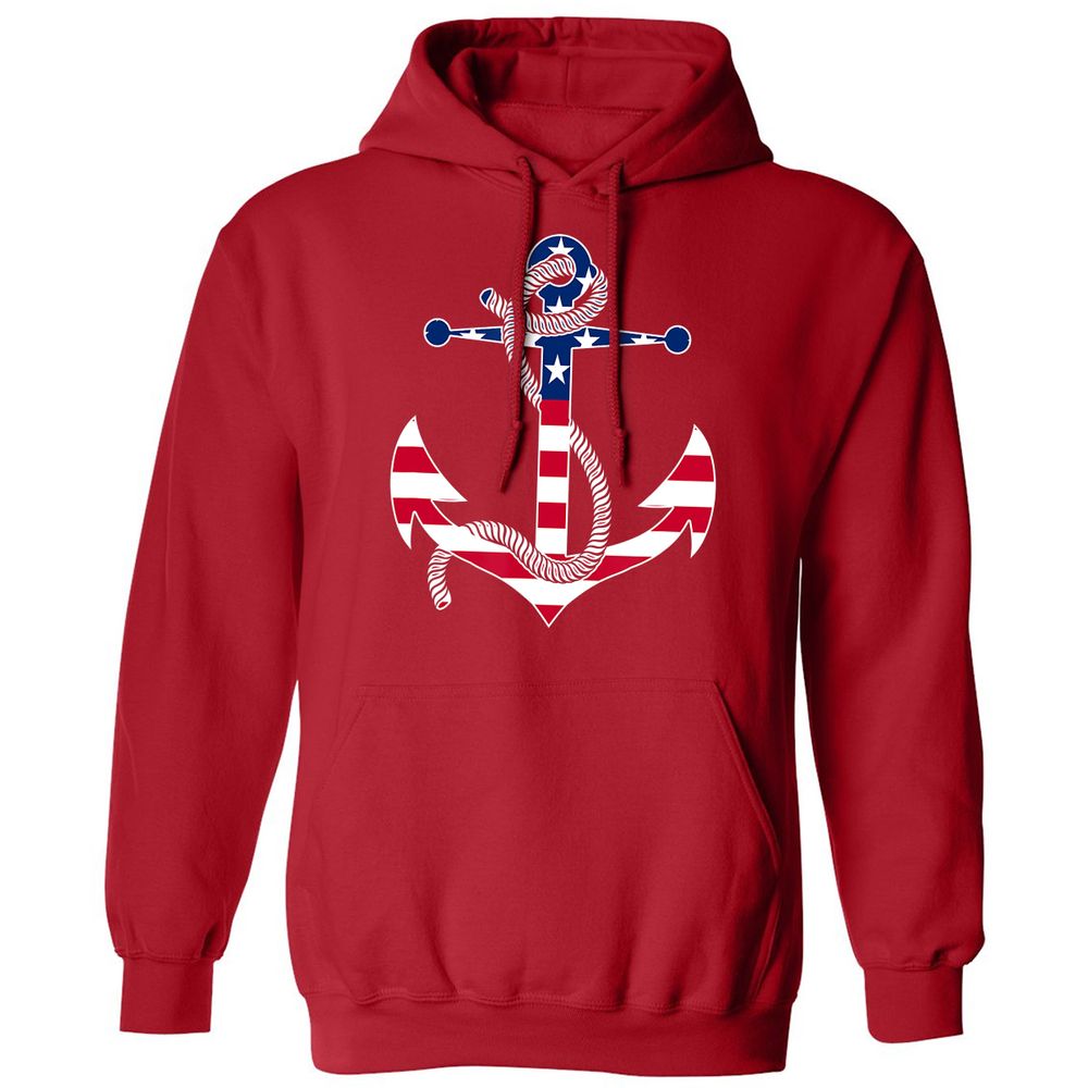 Classic Unisex Hoodie - X1HA4GGE - Red - 5
