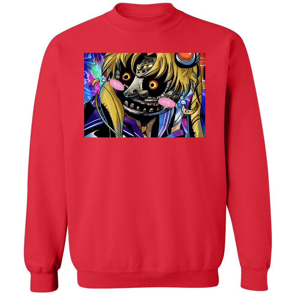 Classic Unisex Sweatshirt - LMT7K9RM - Red - 5