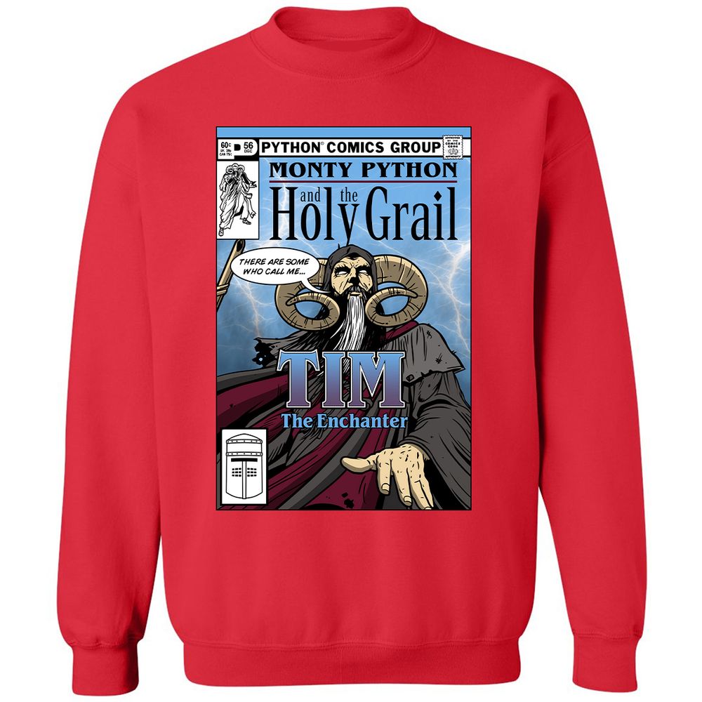 Classic Unisex Sweatshirt - QHBHYDUC - Red - 5