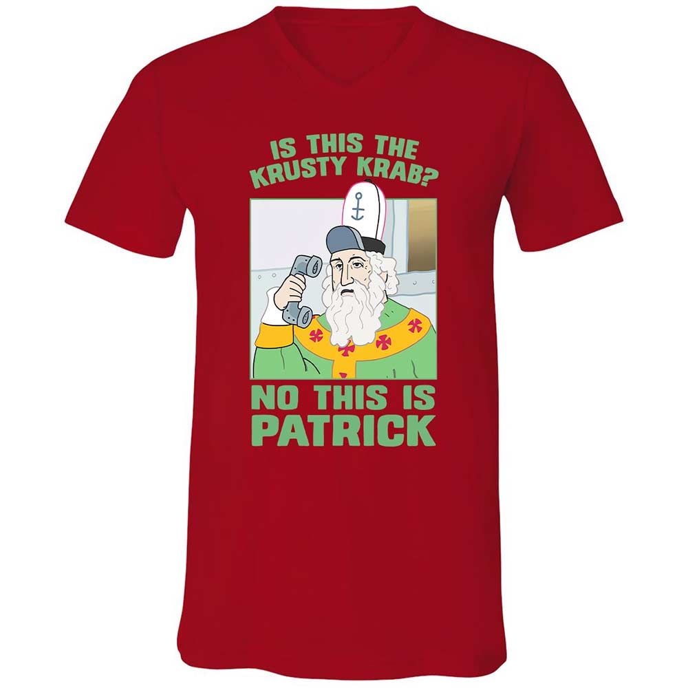 Unisex V-Neck T-Shirt - E3R2DVSP - Red - 5