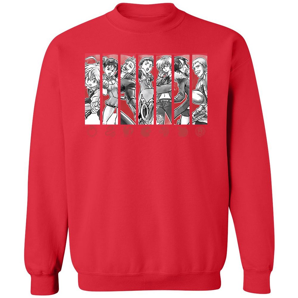 Classic Unisex Sweatshirt - 2KPS8ADF - Red - 5