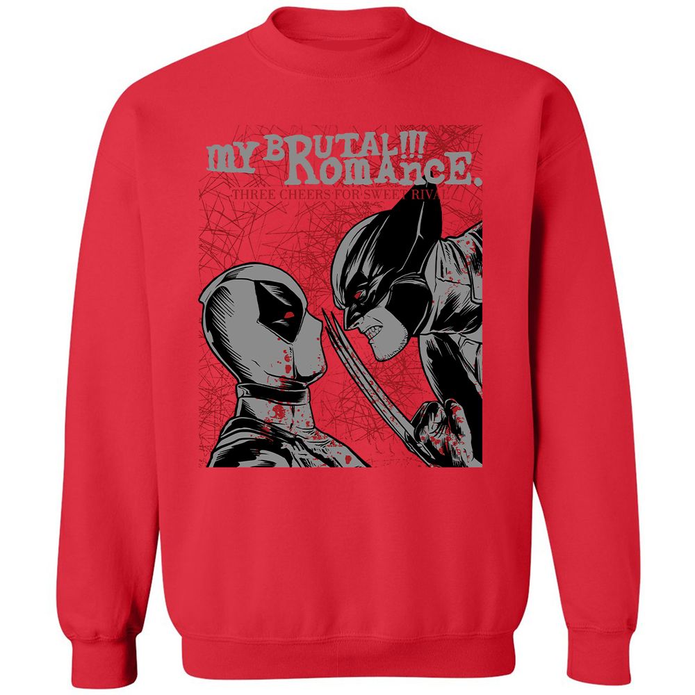 Classic Unisex Sweatshirt - J1SXTQ68 - Red - 5