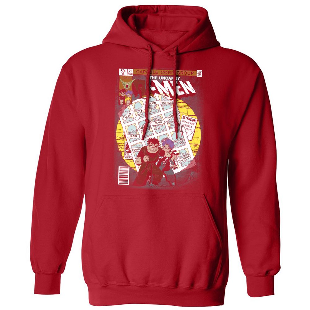Classic Unisex Hoodie - UKPA8C4V - Red - 5