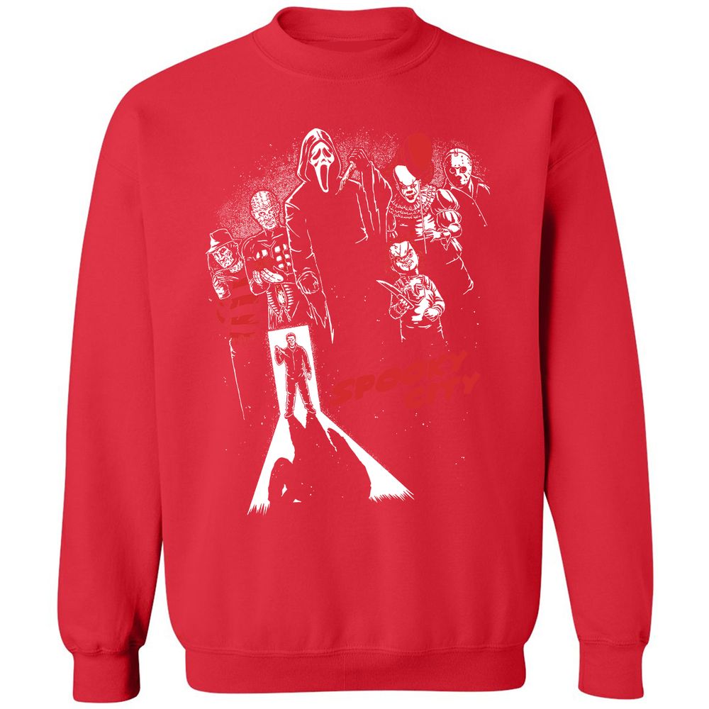 Classic Unisex Sweatshirt - HVG5UZZG - Red - 5