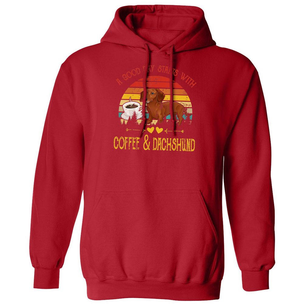 Classic Unisex Hoodie - ZKFKPWQQ - Red - 5