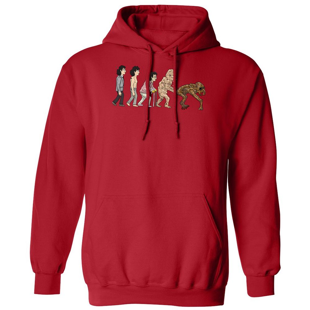 Classic Unisex Hoodie - 4PVHNJ2F - Red - 5