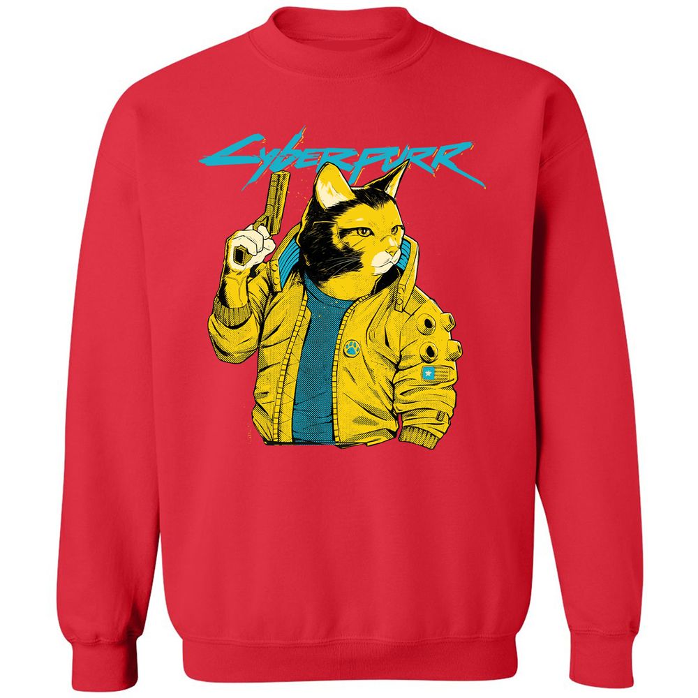 Classic Unisex Sweatshirt - 7AM2N458 - Red - 5