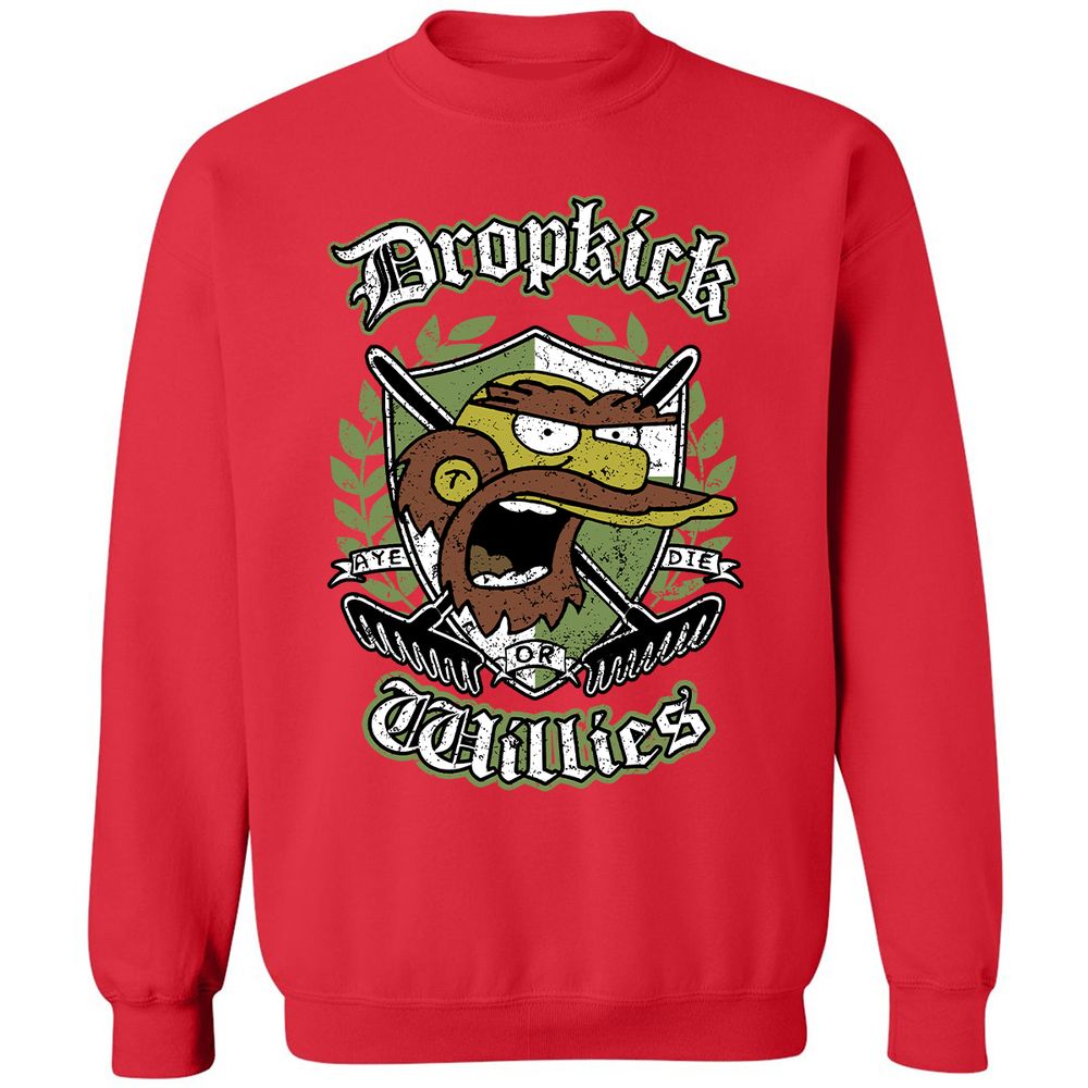 Classic Unisex Sweatshirt - E81WXL9U - Red - 5