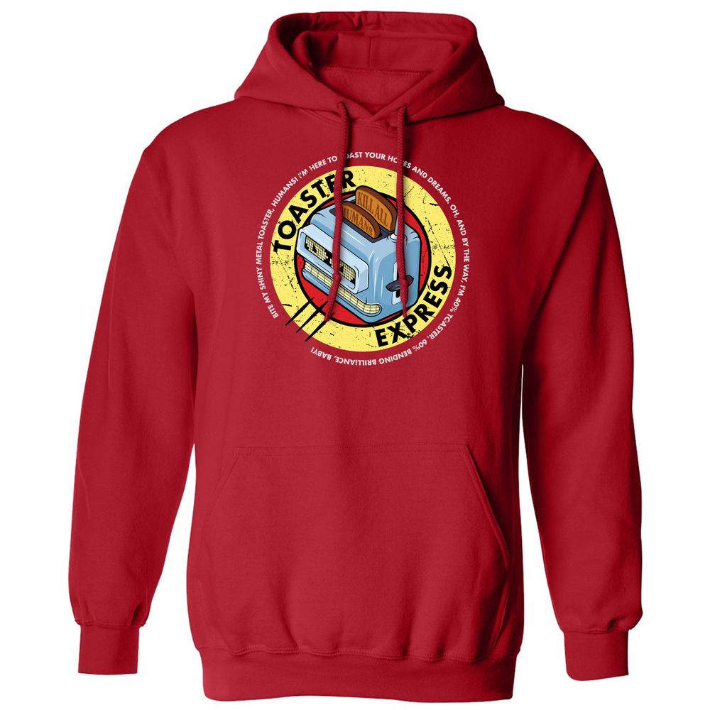 Classic Unisex Hoodie - 9STQKVYS - Red - 5