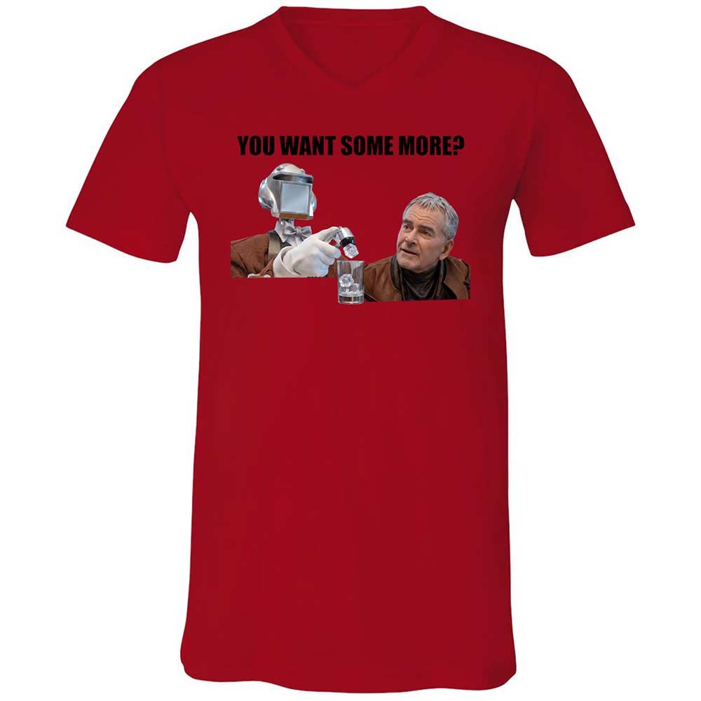 Unisex V-Neck T-Shirt - KMMLLSHX - Red - 5