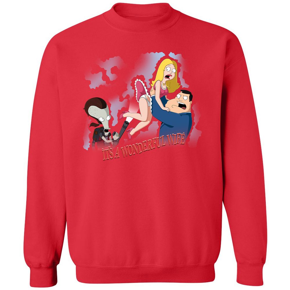 Classic Unisex Sweatshirt - VLR8QV6K - Red - 5