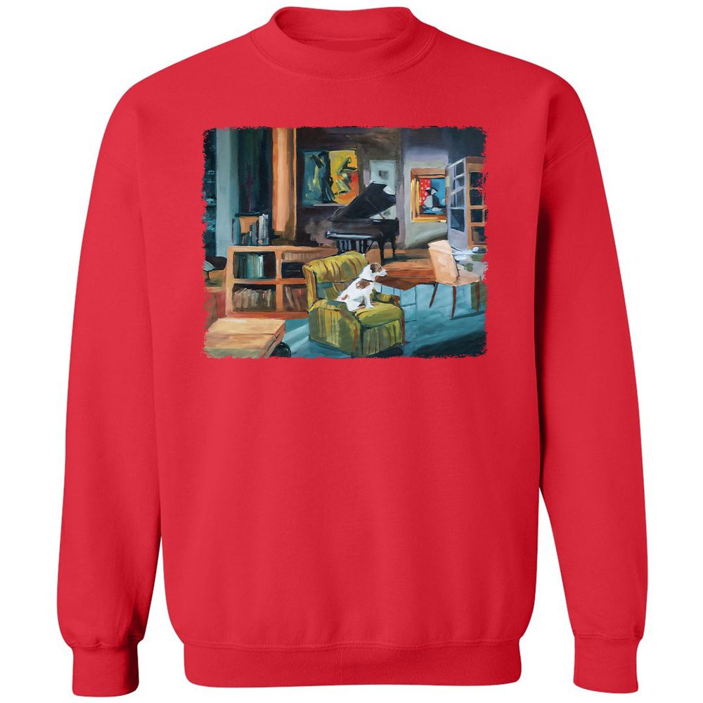 Classic Unisex Sweatshirt - F6C2893L - Red - 5