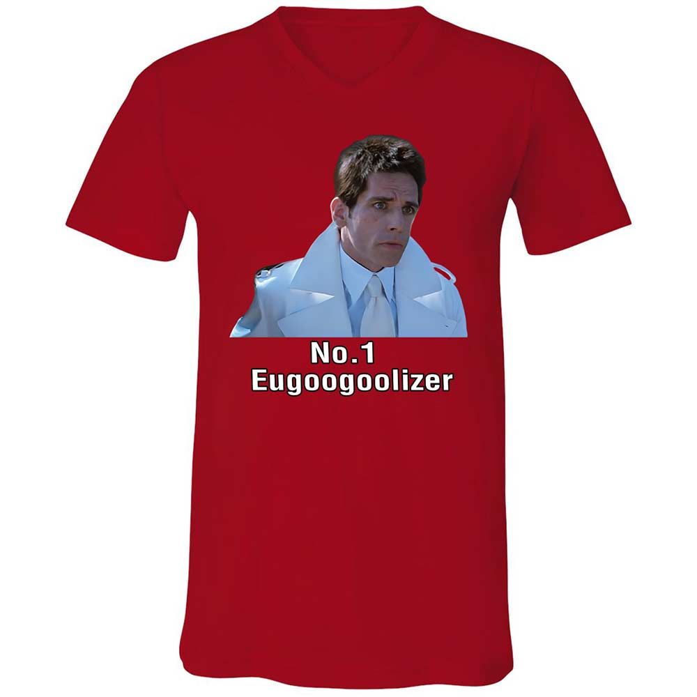 Unisex V-Neck T-Shirt - E49ULFDM - Red - 5