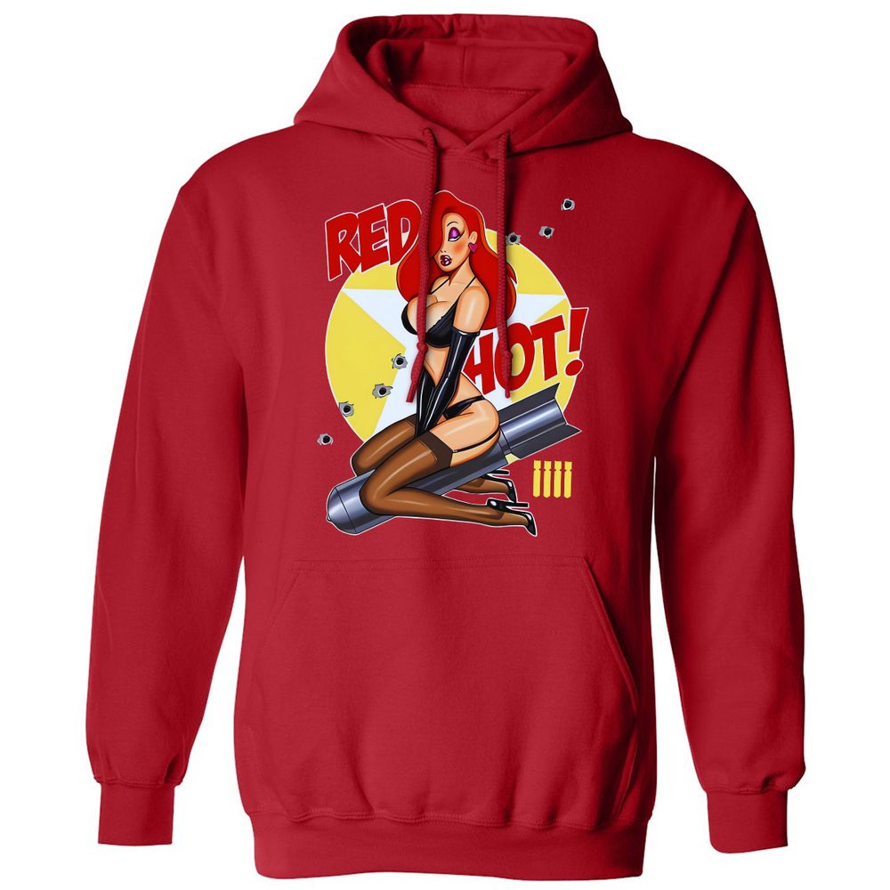 Classic Unisex Hoodie - HXRNRJCZ - Red - 5