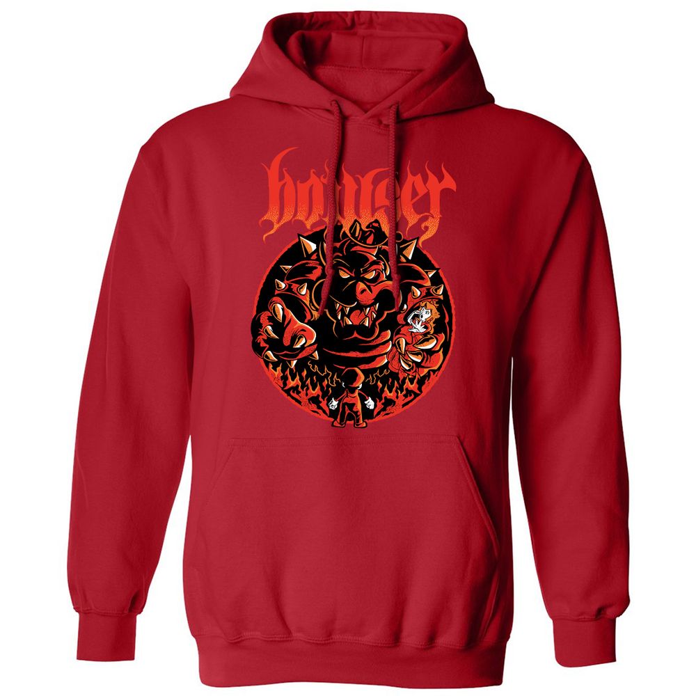 Classic Unisex Hoodie - RJH2FYRL - Red - 5