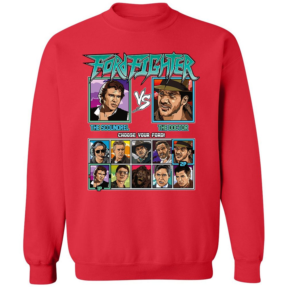 Classic Unisex Sweatshirt - YYY8XZ2P - Red - 5