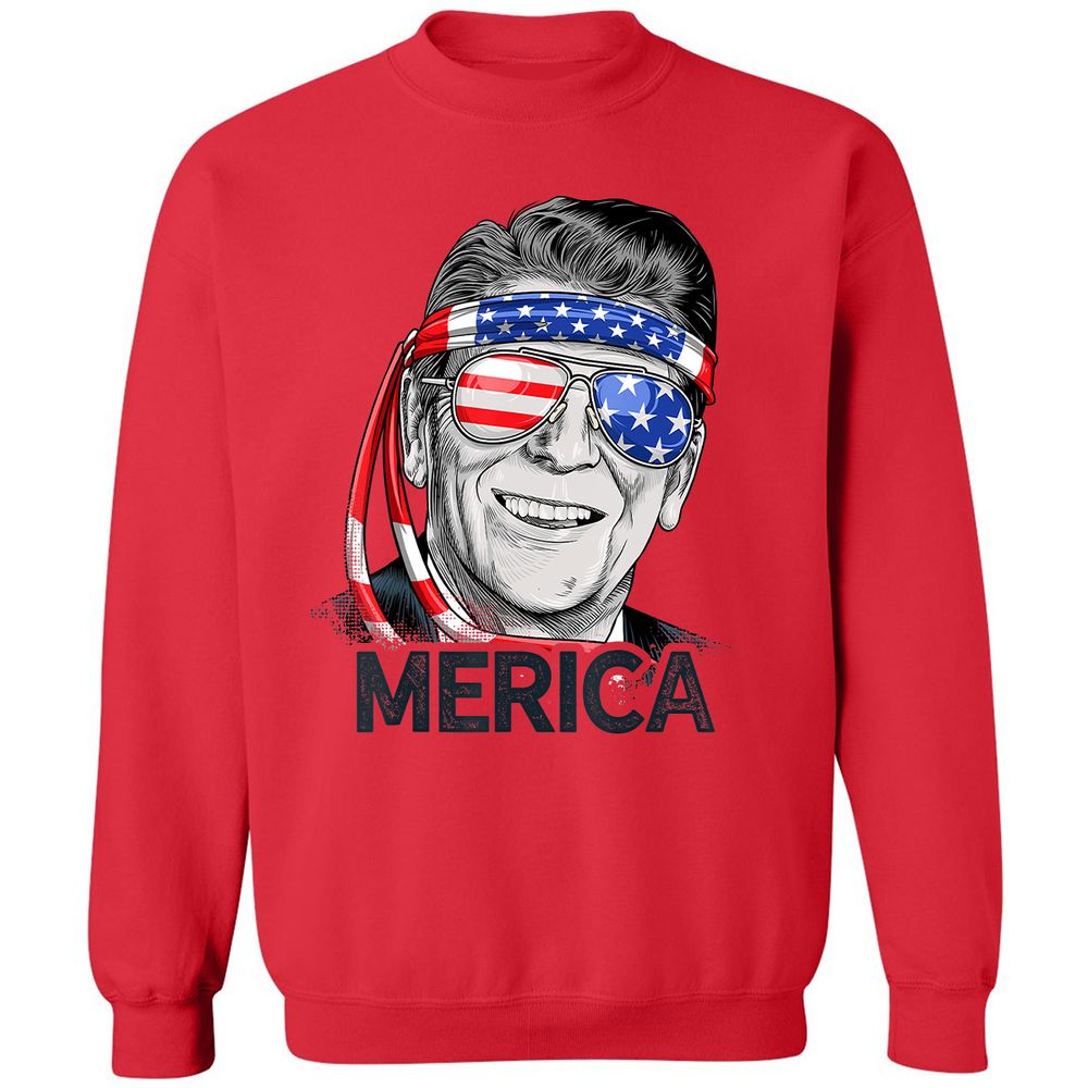 Classic Unisex Sweatshirt - UZN4PEPU - Red - 5