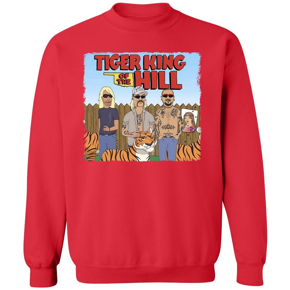 Classic Unisex Sweatshirt - JVD3H7R7 - Red - 5