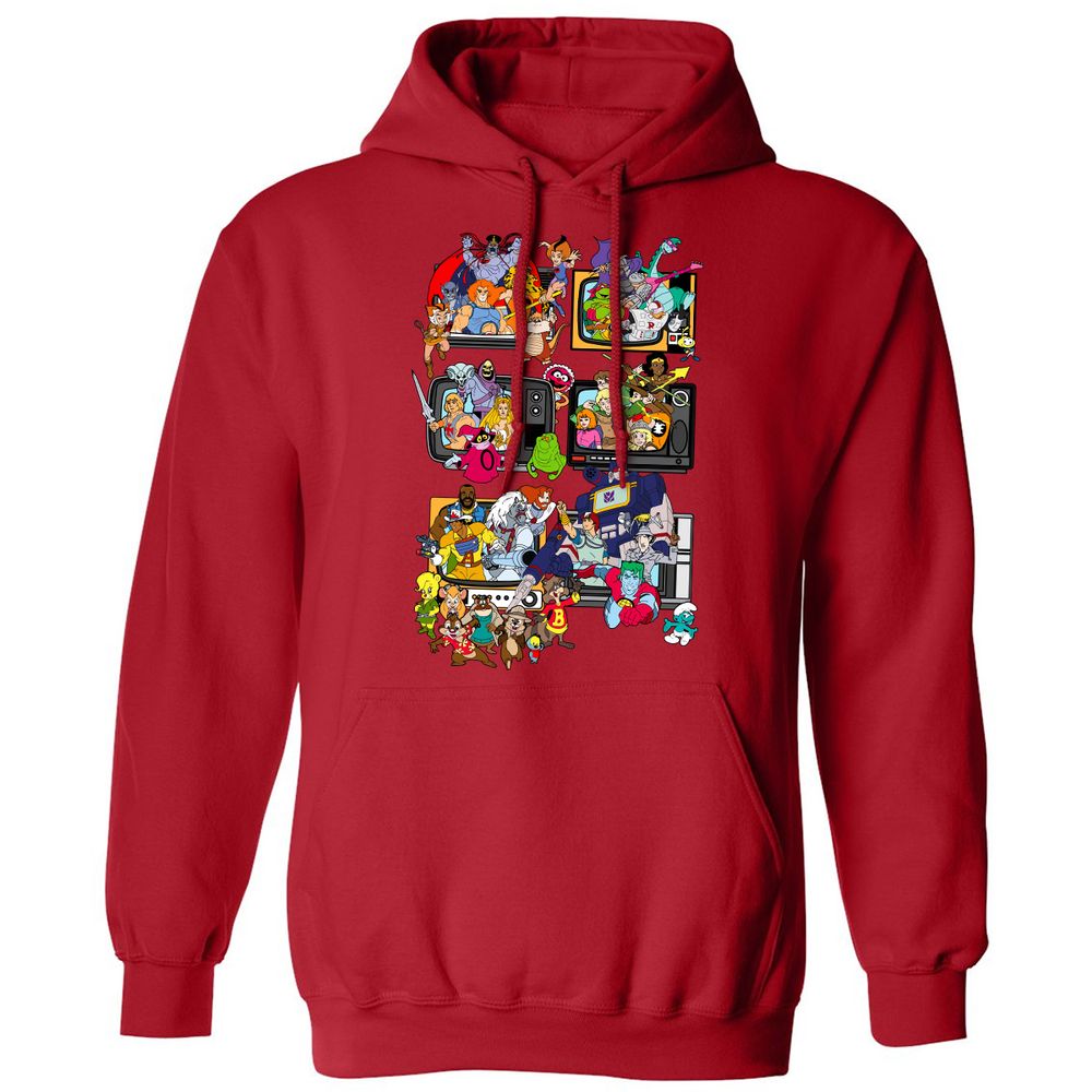 Classic Unisex Hoodie - LA6WP41R - Red - 5