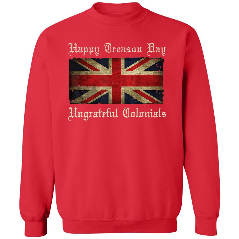 Classic Unisex Sweatshirt - 7TJETHYA - Red - 5