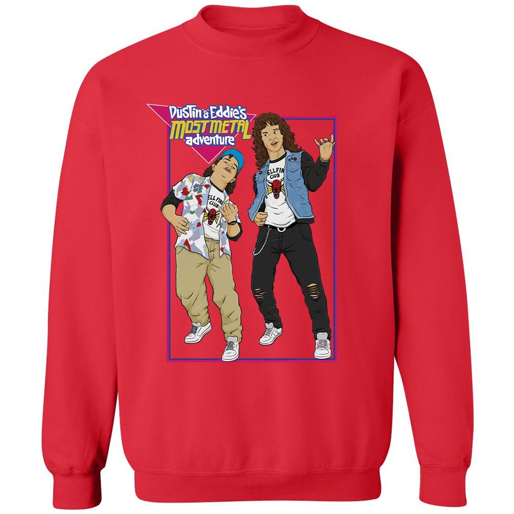 Classic Unisex Sweatshirt - 3QYB3DVX - Red - 5