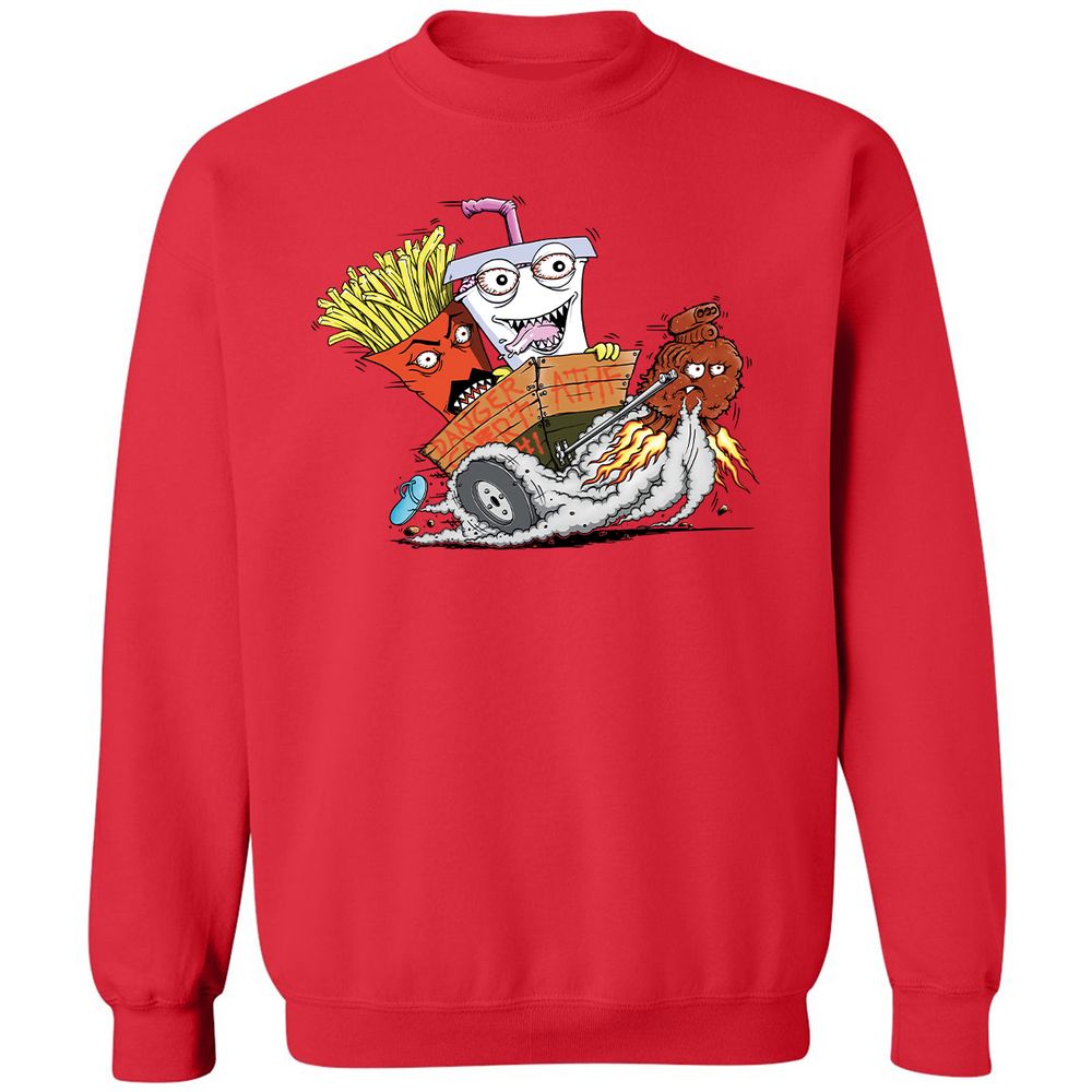 Classic Unisex Sweatshirt - W1UYF5T7 - Red - 5