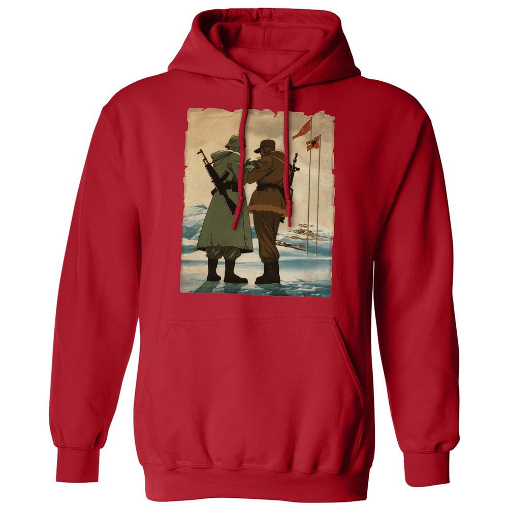 Classic Unisex Hoodie - FQWFJJEW - Red - 5