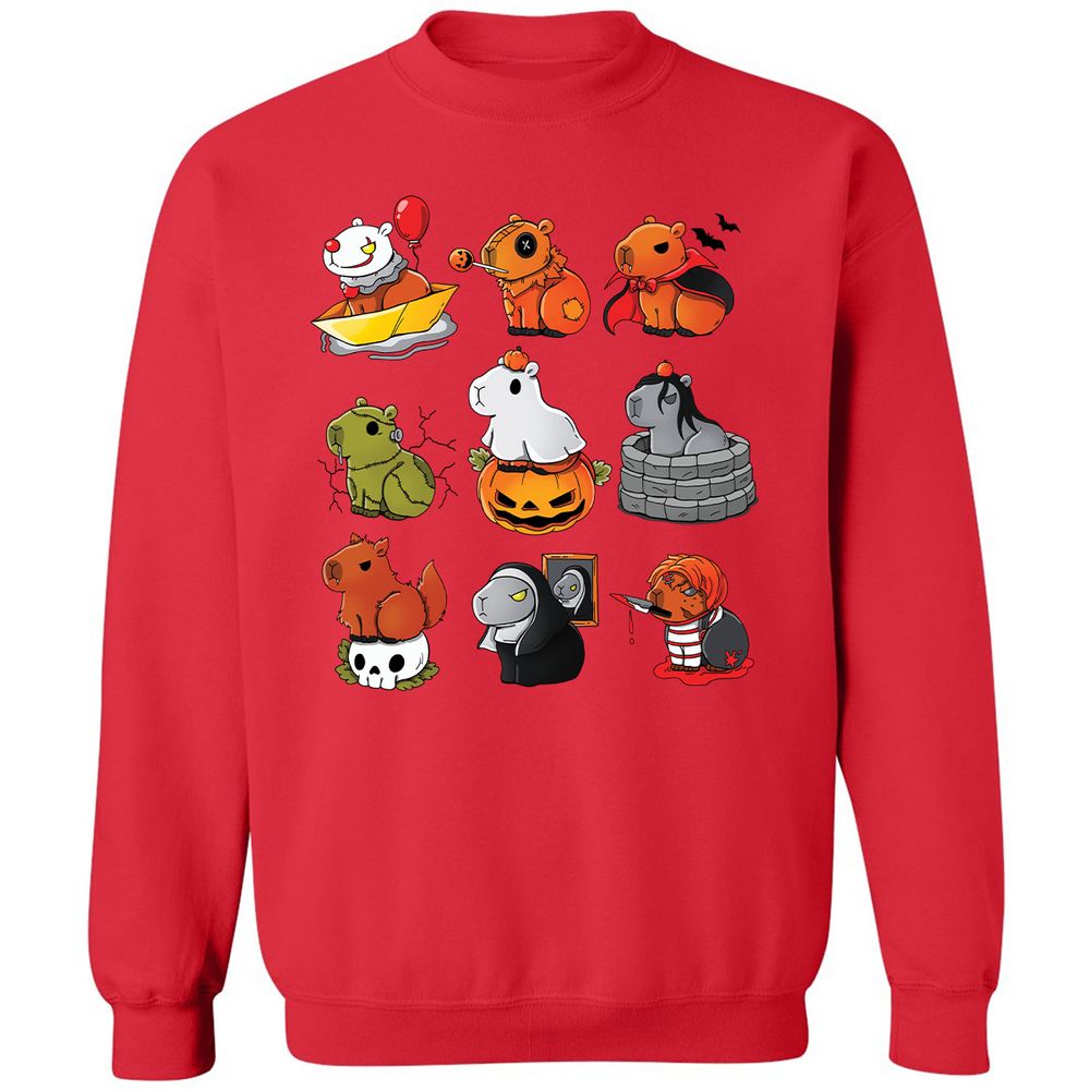 Classic Unisex Sweatshirt - UJS798XV - Red - 5