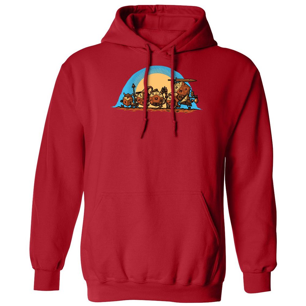 Classic Unisex Hoodie - CQU1FLZ2 - Red - 5