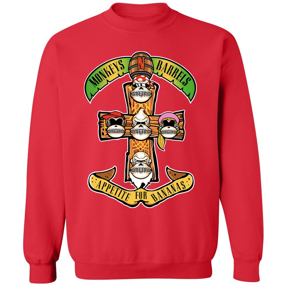 Classic Unisex Sweatshirt - N9H96X9X - Red - 5
