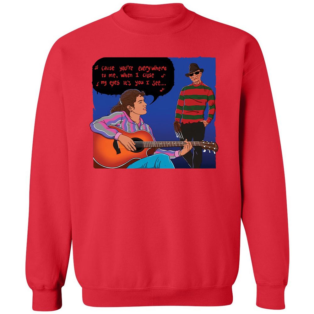 Classic Unisex Sweatshirt - AKXFQZNY - Red - 5