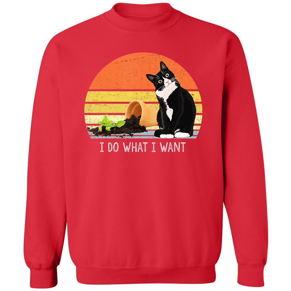 Classic Unisex Sweatshirt - J85LMN1E - Red - 5